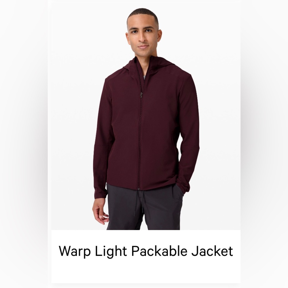 Lululemon Warp Light Packable Jacket Mens Medium